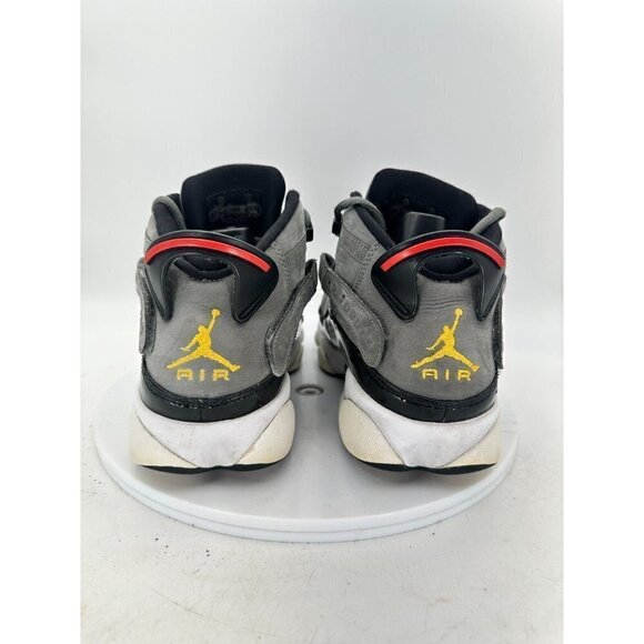 Nike Jordan 6 Rings Men Size 9 Sneaker Shoes Smoke Gray Black Red 322992-022 - Picture 6 of 13